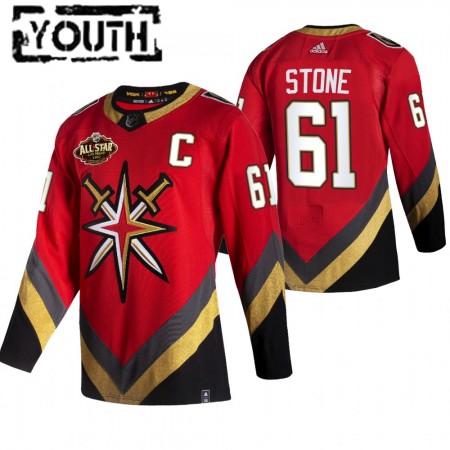 Kinder Eishockey Vegas Golden Knights Trikot Mark Stone 61 2022 NHL All-Star Reverse Retro Authentic